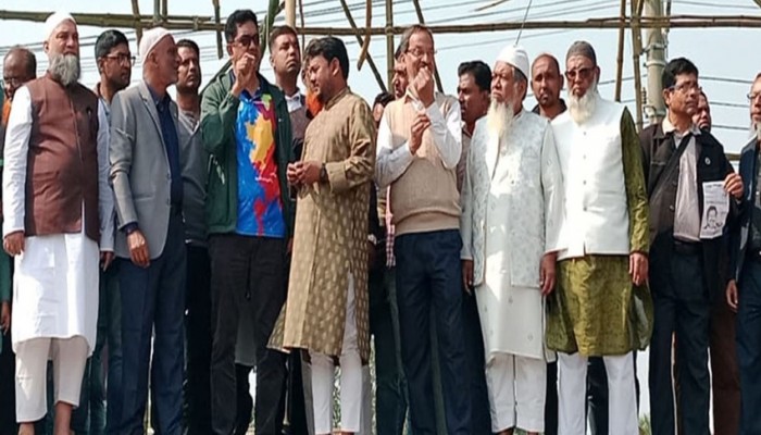 বিএনপি চেয়ারম্যান তারেক রহমানের সমাবেশ সফল করতে ঐতিহাসিক মাদ্রাসা ময়দান পরিদর্শন