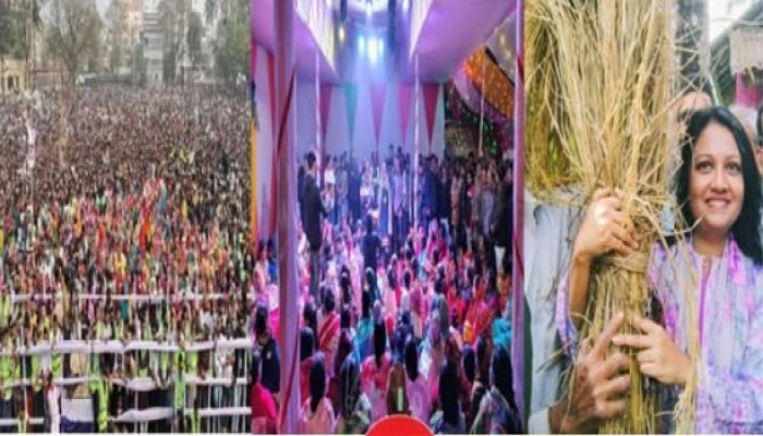নাটোর-১ আসনে ধানের শীষের কান্ডারী পুতুলের গণজোয়ার।