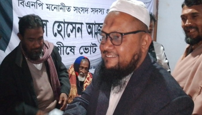 কেশবপুরের সুফলাকাটি ইউনিয়নে হাতপাখার প্রার্থীর গণসংযোগ ও লিফলেট বিতরণ