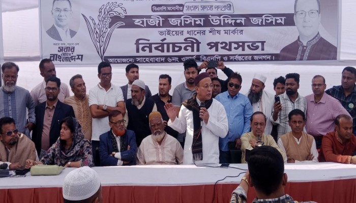 কুমিল্লা -৫ সাহেবাবাদ ইউনিয়ন বিএনপির পথ সভা অনুষ্ঠিত