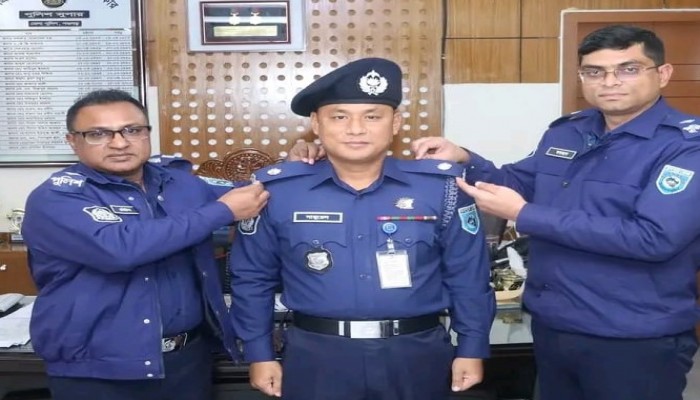 ​পঞ্চগড়ে সহকারী পুলিশ সুপার থেকে অতিরিক্ত পুলিশ সুপার হলেন সামুয়েল সাংমা