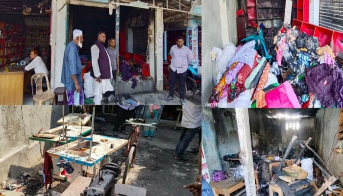 ​কালীগঞ্জে আগুনে ৪ ব্যবসায়ীর স্বপ্ন ছাই, ক্ষতি প্রায় কোটি টাকা