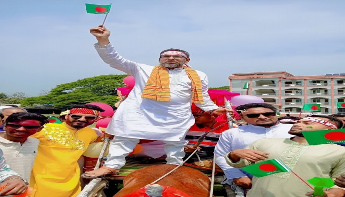 ​গুরুদাসপুর-বড়াইগ্রামে আশার বাতিঘর ধানের শীষের প্রার্থী আব্দুল আজিজ