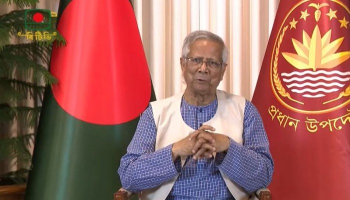 দেশবাসীর প্রতি আহ্বান সাহস নিয়ে ভোটকেন্দ্রে যেতে প্রধান উপদেষ্টার