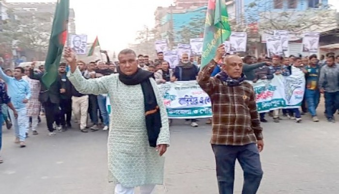 ফুলবাড়ীতে ধানের শীষের বিশাল শো-ডাউন