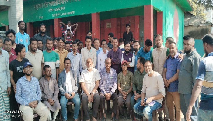 মাদক-সন্ত্রাস প্রতিরোধে গৌরীপুরে উঠান বৈঠক