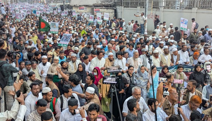 ​রাজধানীতে ১১ দলীয় জোটের বিক্ষোভ মিছিল ও সমাবেশ
