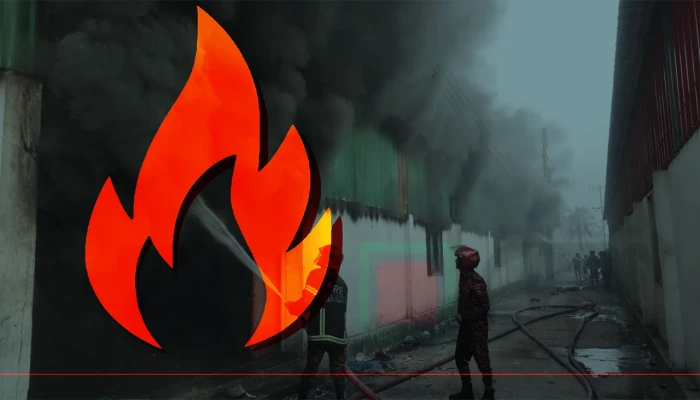 ভৈরবে একটি কেমিক্যাল কারখানা পুড়ে কোটি টাকার ক্ষতি