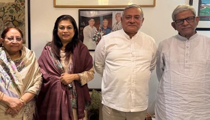 ​ফখরুলের বাসভবনে এম নাসের রহমানের সৌজন্য সাক্ষাৎ