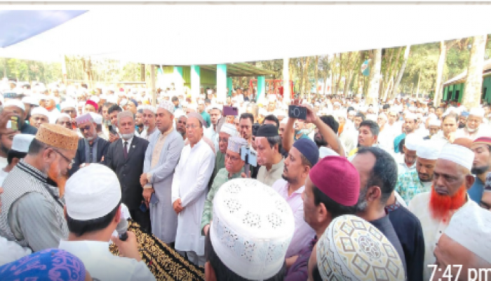 ​সাংবাদিক দিদারুল আলমের মা আছিয়া বেগমের দাফন সম্পন্ন