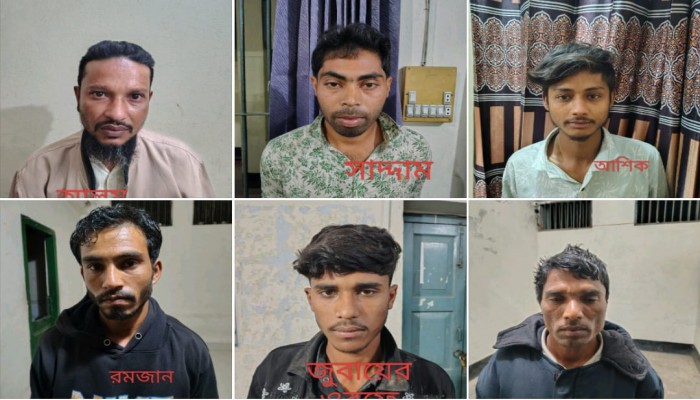 ​পঞ্চগড়ে দুর্ধর্ষ ডাকাতির রহস্য উন্মোচন, গ্রেফতার ৬