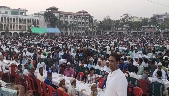 কালকিনিতে ১০ সহস্রাধিক মানুষের অংশগ্রহণে এমপি খোকনের ইফতার ও দোয়া মাহফিল