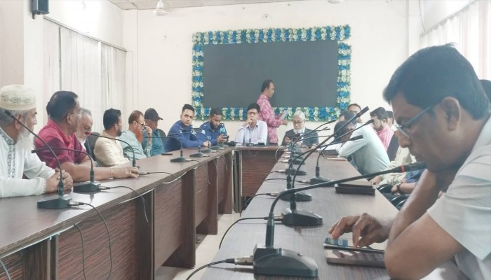 মাধবপুরে আইন শৃংখলা কমিটির বিশেষ সভা