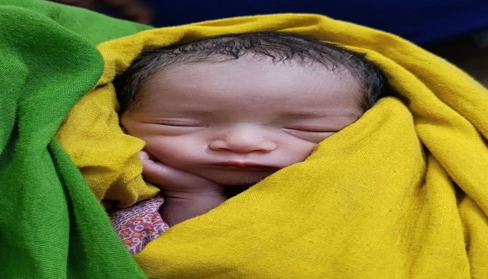 ​ঈশ্বরগঞ্জের ধানক্ষেতে মিলল সদ্য ভূমিষ্ট    নবজাতক শিশু