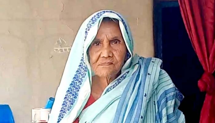 জীবিত থেকেও সরকারী খাতায় মৃত তিন বছর যাবৎ বয়স্কভাতা থেকে বঞ্চিত ৮৯ বছর বসস্ক মমিনা বেগম