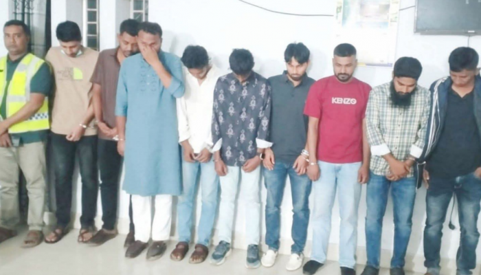 ​বুড়িচংয়ে চেকপোস্টে অভিযান: ৯ মাদকসেবী গ্রেফতার,