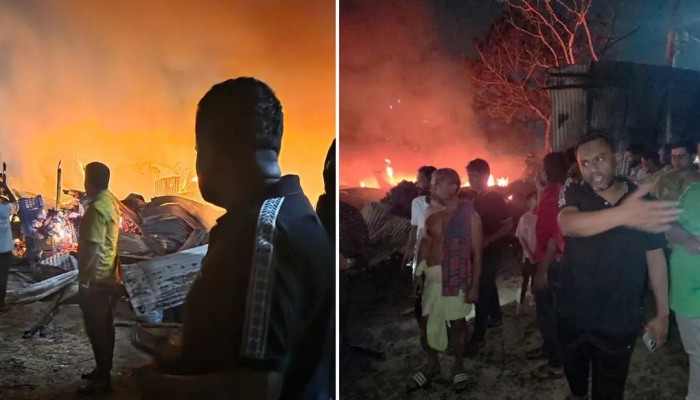 রাজধানীর মোহাম্মদপুর এলাকায় অবস্থিত রায়েরবাজারের সাদেক খান কৃষি আড়তে অগ্নিকাণ্ডের ঘটনা ঘটেছে।