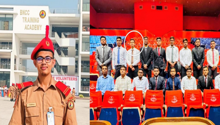 ​সেনাবাহিনীর জেসিও পদে নির্বাচিত, ইবি বিএনসিসির মহিউদ্দিন