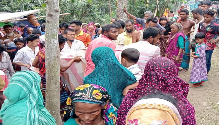 গৌরীপুরে মাছবাহী ট্রাকের ধাক্কায় অটোচালক নিহত, সড়ক অবরোধ