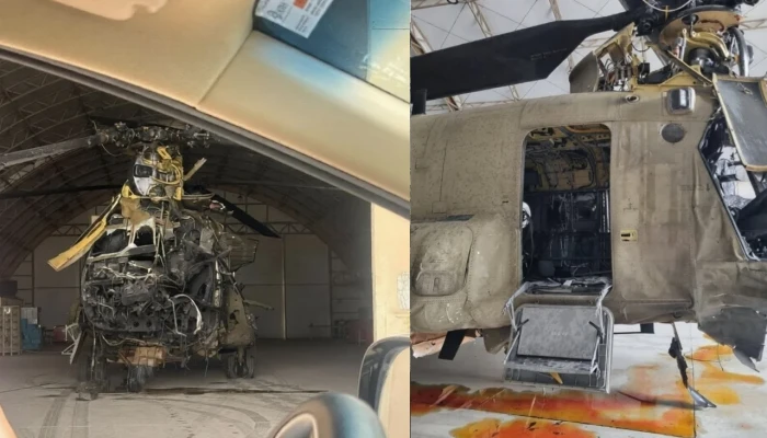 মার্কিন-ইসরাইলি বাহিনীর ‘অন্ধকার দিনে’ চিনুক হেলিকপ্টার ক্ষতিগ্রস্ত