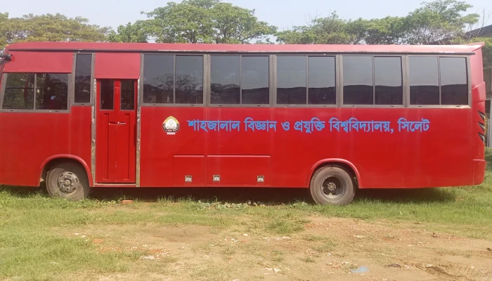 রেজিস্ট্রেশন জটিলতার ৩ মাসেও চালু হয়নি শাবিপ্রবির নতুন বাস