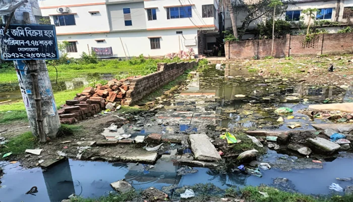 ঝিনাইদহ পৌরসভার রাস্তা ভেঙে ফেলার অভিযোগ