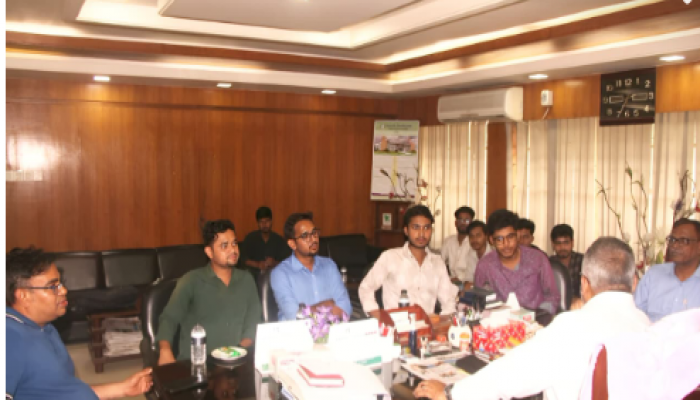 ​উপাচার্যের সাথে মতবিনিময়ে ইবি রিপোর্টার্স ইউনিটি