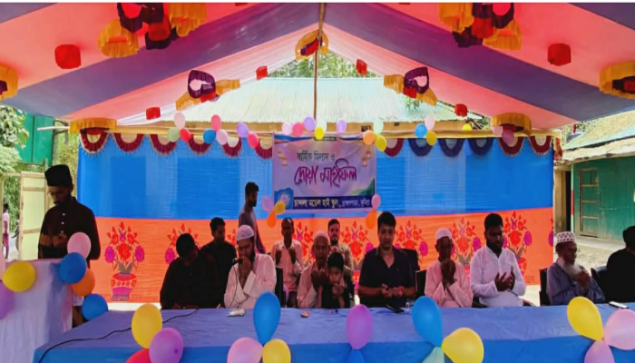 ব্রাহ্মণপাড়ার চান্দলা মডেল হাই স্কুলে বার্ষিক মিলাদ ও দোয়া মাহফিল অনুষ্ঠিত