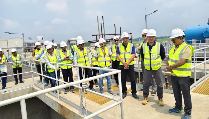 গন্ধর্বপুর পানি শোধনাগার পরিদর্শন করলেন ঢাকা ওয়াসার এমডি