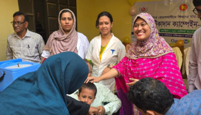 ​বোয়ালখালীতে হাম-রুবেলা টিকাদান ক্যাম্পেইন উদ্বোধন