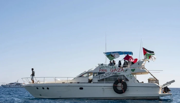 গাজাগামী গ্লোবাল সুমুদ ফ্লোটিলায় ইসরাইলের অভিযান