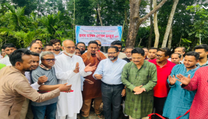 ​কাউখালীতে বক্স কালভার্ট নির্মাণ কাজের উদ্বোধন