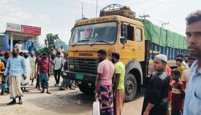 সিংড়ায় অটোভ্যানে ট্রাকের ধাক্কায় ব্যবসায়ী নিহত