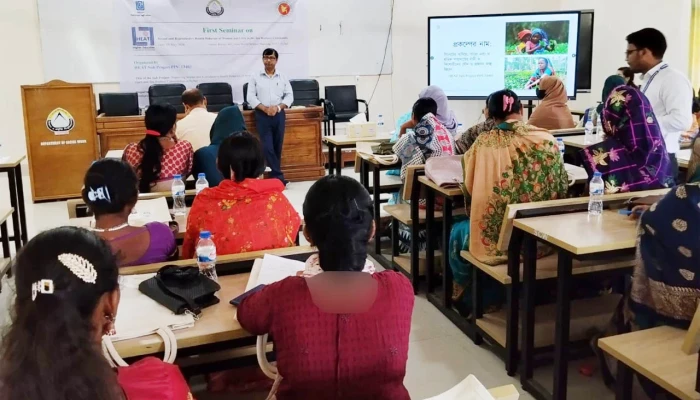 নারী ও কিশোরীদের প্রজনন স্বাস্থ্য সুরক্ষায় শাবিতে গবেষণা সেমিনার