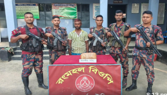 ​কুষ্টিয়া সীমান্তে ভারতীয় গাঁজাসহ এক মাদক কারবারি আটক