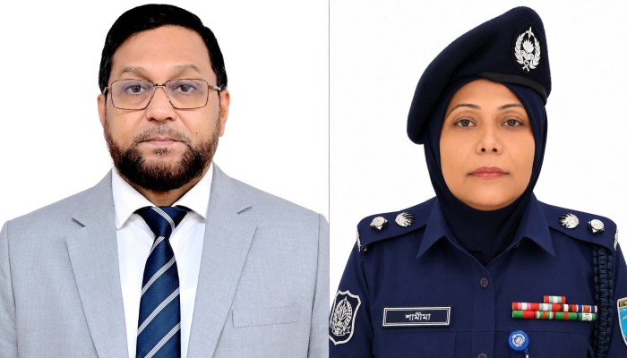 পুলিশ সার্ভিস অ্যাসোসিয়েশনের সভাপতি মোসলেহ উদ্দিন, সম্পাদক শামীমা পারভীন