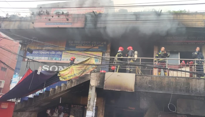 বিজয় সরণির কলমিলতা বাজারের আগুন নিয়ন্ত্রণে