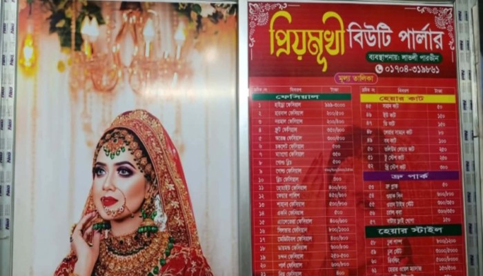 সলঙ্গায় সফল নারী লাভলী পারভীন, ঈদ উপলক্ষে জমে উঠেছে পার্লার ব্যবসা