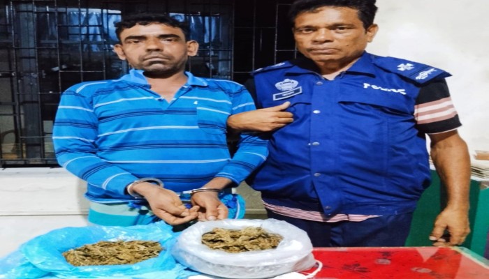 কাউখালীতে ৪০০ গ্রাম গাঁজাসহ চিহ্নিত মাদক ব্যবসায়ী গ্রেফতার