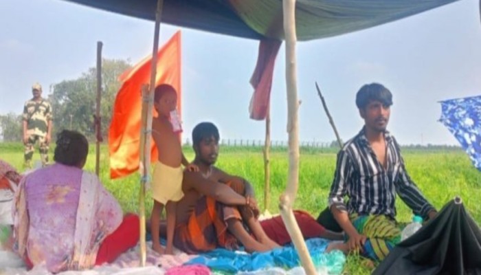 কুড়িগ্রাম সীমান্তের শূন্যরেখায় ৭ দিন ধরে ৫ জনের মানবেতর জীবন
