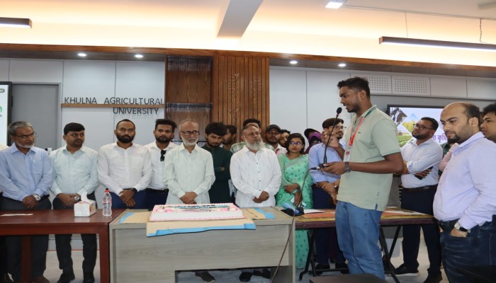 বর্ণাঢ্য আয়োজনে খুকৃবির ১১তম বিশ্ববিদ্যালয় দিবস উদযাপন