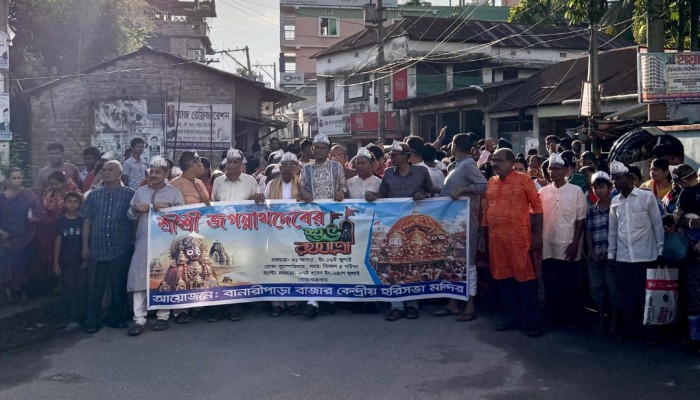 বানারীপাড়ায় বর্ণাঢ্য  রথযাত্রা অনুষ্ঠিত আলী আজিম