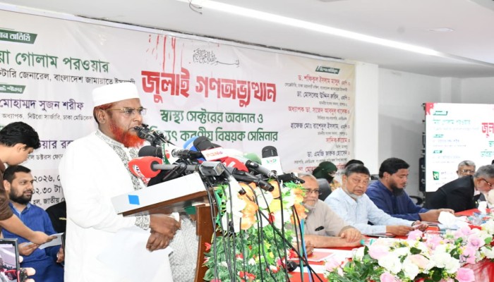 যারা জুলাই বিপ্লবের বেনিফেসিয়ারি তারাও জুলাই যোদ্ধাদের ডিপ্রাইভ করছে - সাবেক এমপি অধ্যাপক মিয়া গোলাম পরওয়ার