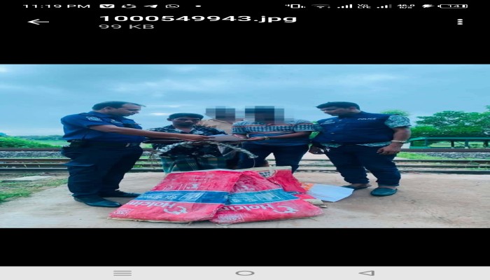 ব্রাহ্মণপাড়ায় ১০ কেজি গাঁজাসহ মাদক কারবারি গ্রেপ্তার