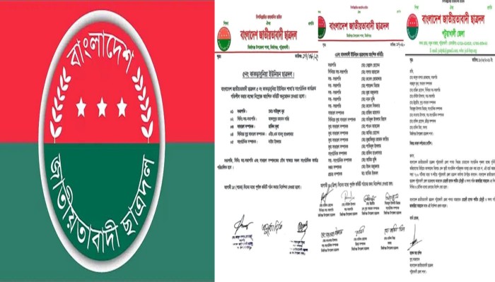 মির্জাগঞ্জে ছাত্রদলের দুই পক্ষের পাল্টাপাল্টি কমিটি, জেলা শাখার শোকজ নোটিশ