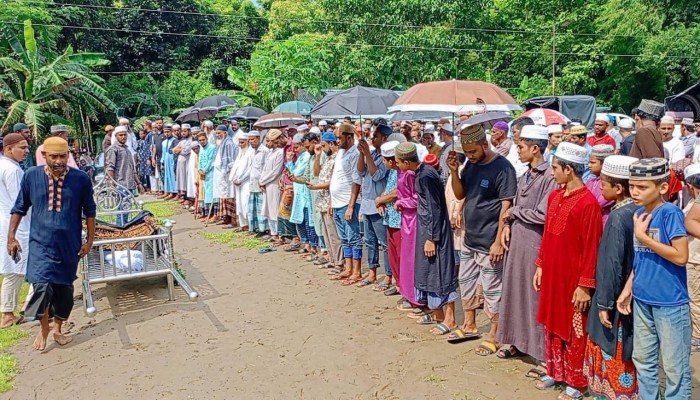 রাষ্ট্রীয় মর্যাদায় বীর মুক্তিযোদ্ধা আব্দুর রশিদ -এর দাফন সম্পন্ন