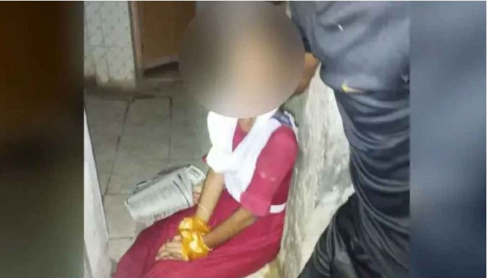 বাথরুম থেকে হা'ত-পা-মু'খ বাঁ'ধা অবস্থায় স্কুলছাত্রী উ''দ্ধা'র