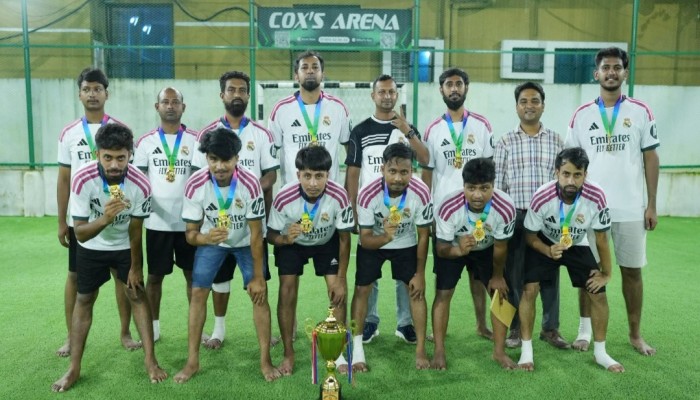 Habib IT কে হারিয়ে 'পাওয়ার ফাইভ ফুটবল' চ্যাম্পিয়ন ময়মনসিংহের JA Station