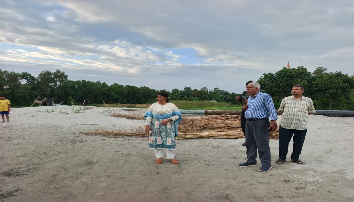 সিরাজদিখানে মধ্যপাড়ায় অ'বৈধভাবে বালু ভরাটে, ১ লাখ ৫০ হাজার টাকা জ'রিমানা