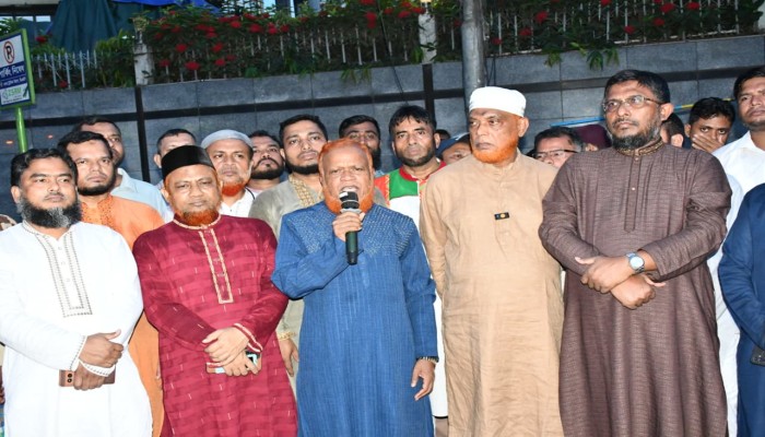 চট্রগ্রাম অ'ভিমুখে লংমার্চ পূর্বক ঢাকায় অনুষ্ঠিতব্য সমাবেশের সার্বিক প্রস্তুতি ও মঞ্চ পরিদর্শন